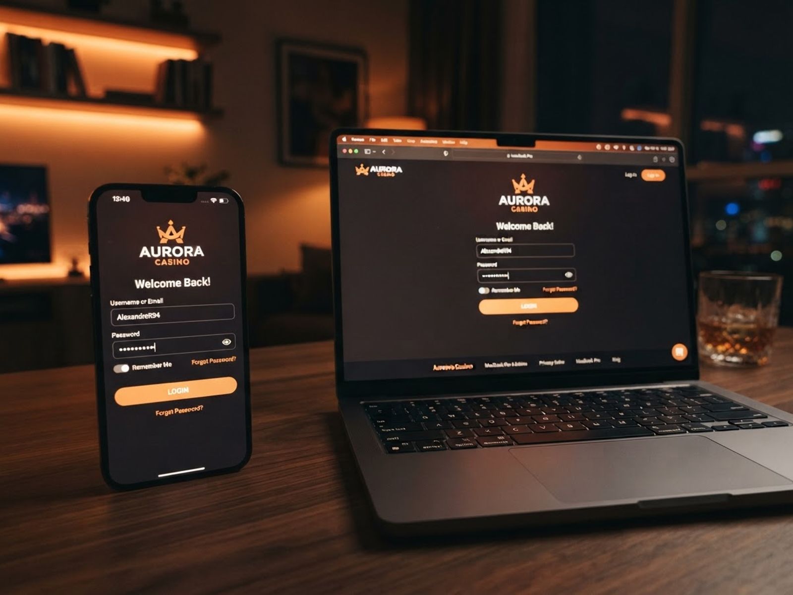 Connexion sécurisée au compte casino sur mobile et ordinateur